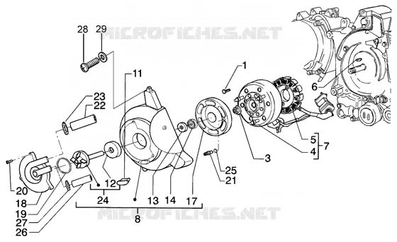 Flywheel magneto