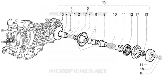 Driven pulley