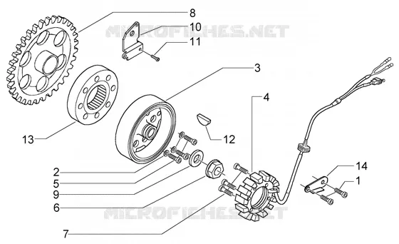 Flywheel magneto