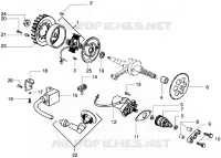 Flywheel magneto