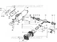 Crankshaft-cylinder-head-silencer