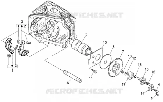 Rocker levers support