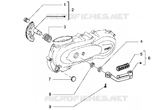 Starter lever