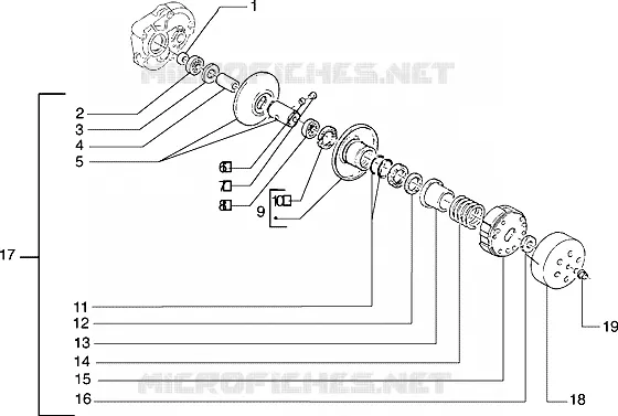 Driven pulley