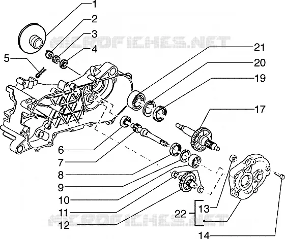 Rear wheel shaft