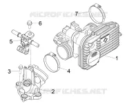 Corpo de alhetas - Injector - Sistema de admissão