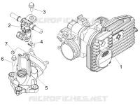 Corpo de alhetas - Injector - Sistema de admissão