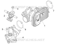Corpo de alhetas - Injector - Sistema de admissão