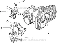 Corpo de alhetas - Injector - Sistema de admissão