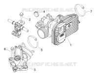 Corpo de alhetas - Injector - Sistema de admissão