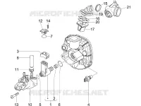 Corpo de alhetas - Injector - Sistema de admissão