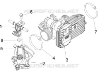 Corpo de alhetas - Injector - Sistema de admissão