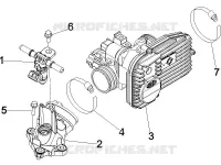 Corpo de alhetas - Injector - Sistema de admissão