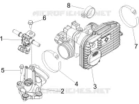 Corpo de alhetas - Injector - Sistema de admissão