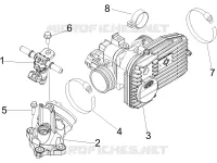 Corpo de alhetas - Injector - Sistema de admissão