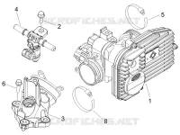 Corpo de alhetas - Injector - Sistema de admissão
