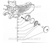Half-pulley assy., driving