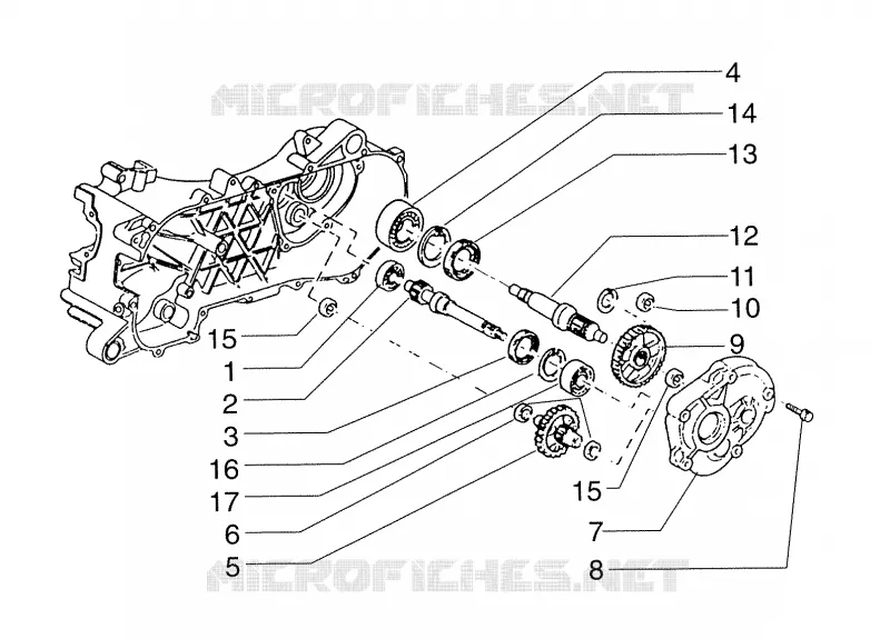 Wheel shaft