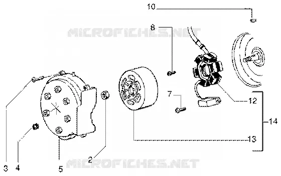 Flywheel magneto