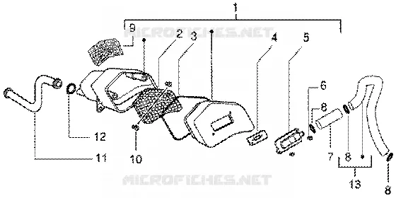 Secondary air box