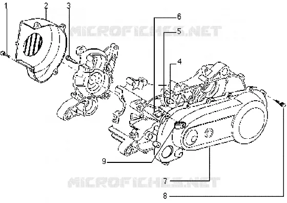Clutch cover-scrool cover