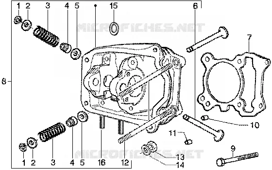 Cylinder head-valves