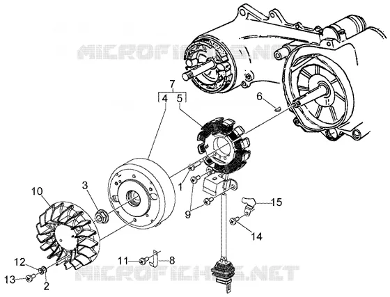 Flywheel magneto
