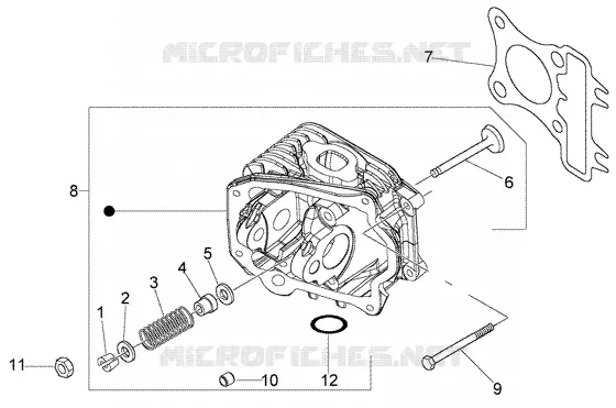 Cylinder head-valves