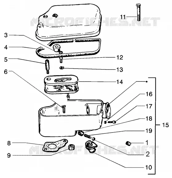 Air cleaner component parts