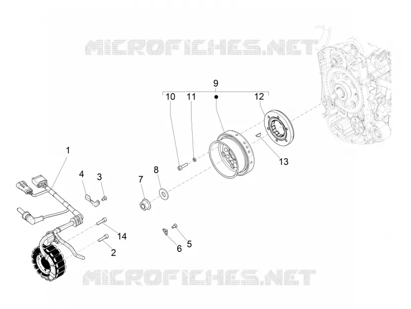 Cdi magneto assy