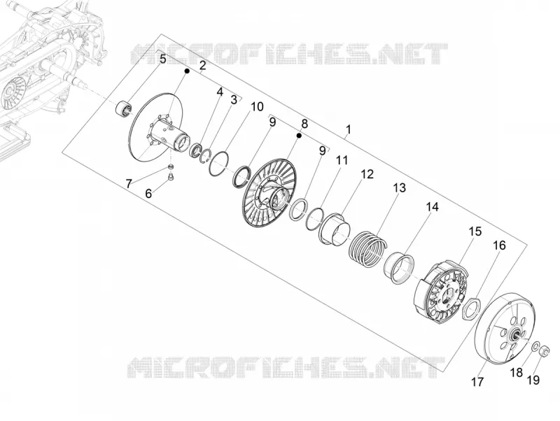 Driven pulley