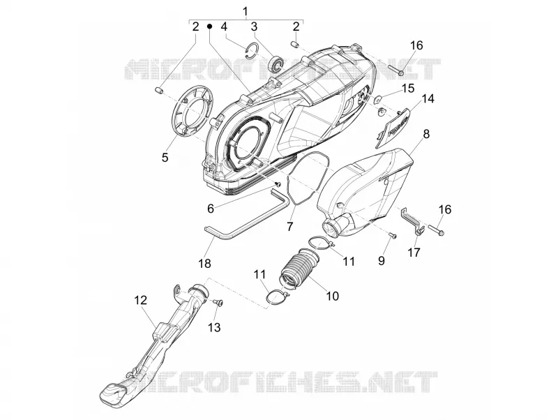 Crankcase cover - Crankcase cooling