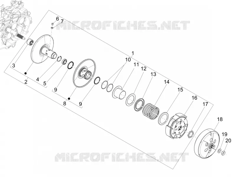 Driven pulley