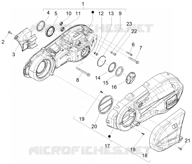 Crankcase cover - Crankcase cooling