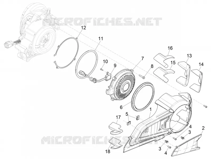 Crankcase cover - Crankcase cooling