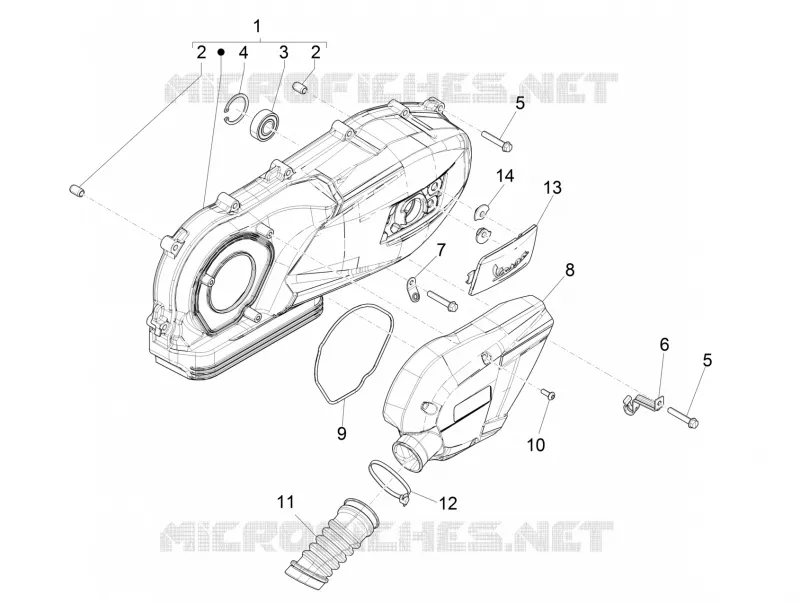 Crankcase cover - Crankcase cooling
