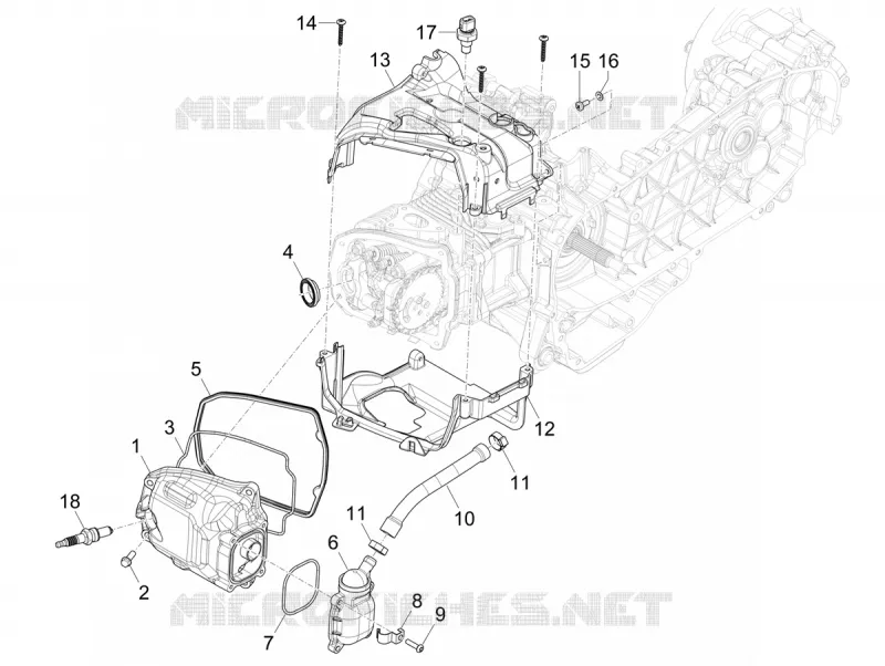 Cylinder head cover