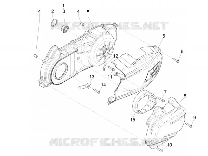 Crankcase cover - Crankcase cooling