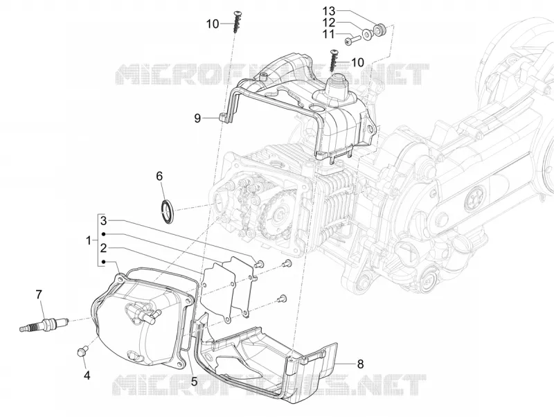 Cylinder head cover