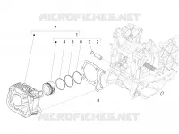 Cylinder-piston-wrist pin unit
