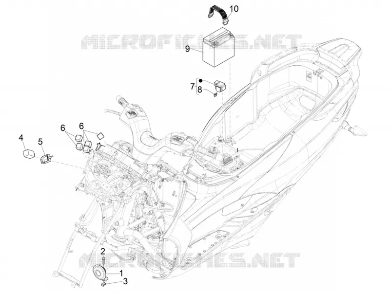 Remote control switches - Battery - Horn
