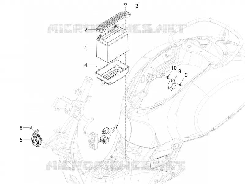 Remote control switches - Battery - Horn