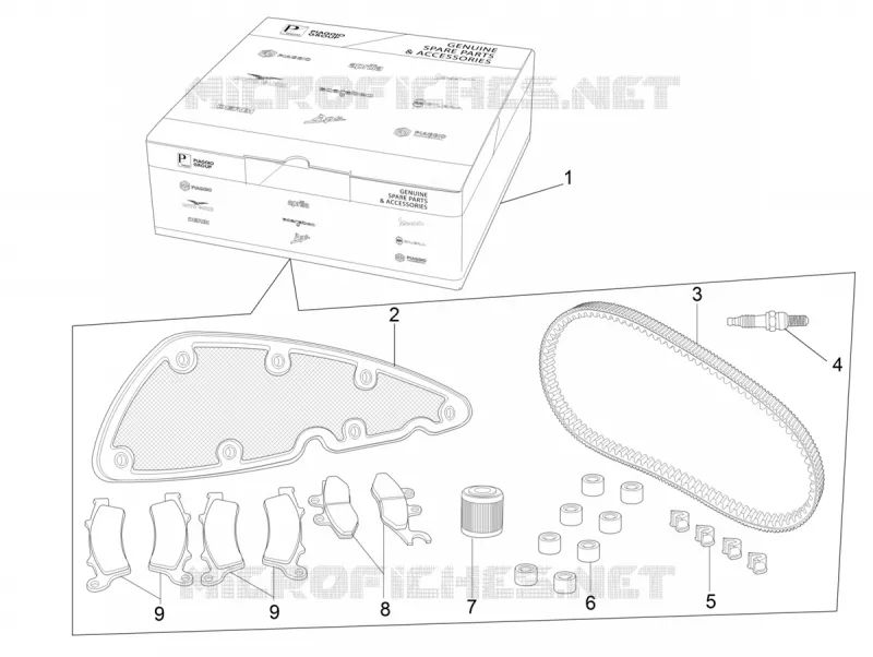 Kit de manutencao