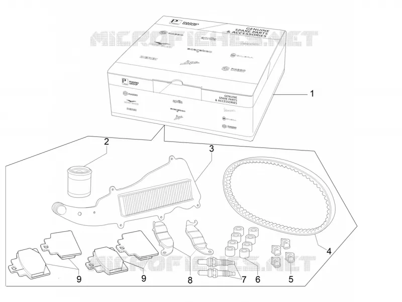 Kit de manutencao