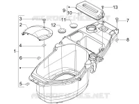 Compartimento porta-capacete