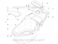 Compartimento porta-capacete