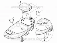 Compartimento porta-capacete