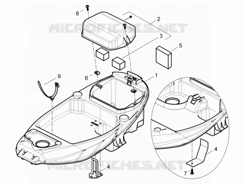 Compartimento porta-capacete
