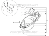 Compartimento porta-capacete