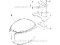 Compartimento porta-capacete